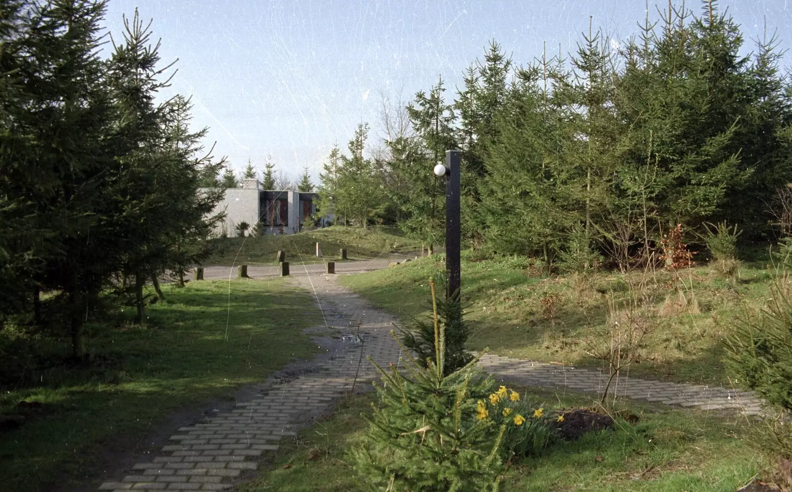 The path from the apartment, from A Trip to Center Parcs, Eemhof, Netherlands - 24th March 1992