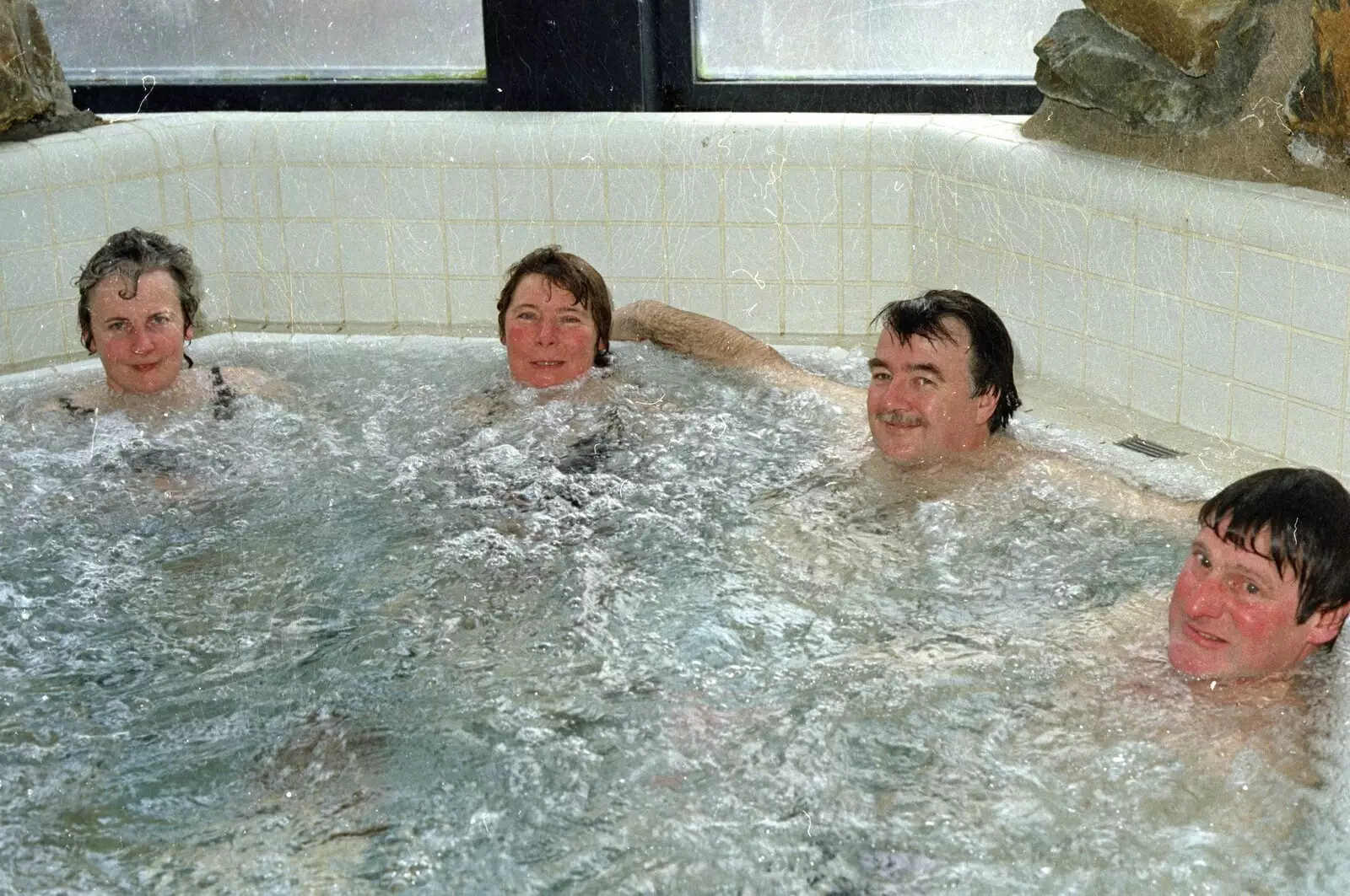 Time for a jacuzzi, from A Trip to Center Parcs, Eemhof, Netherlands - 24th March 1992