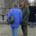 Geoff and Linda, Out and About in Amsterdam, Hoorne, Vollendam and Edam, The Netherlands - 26th March 1992