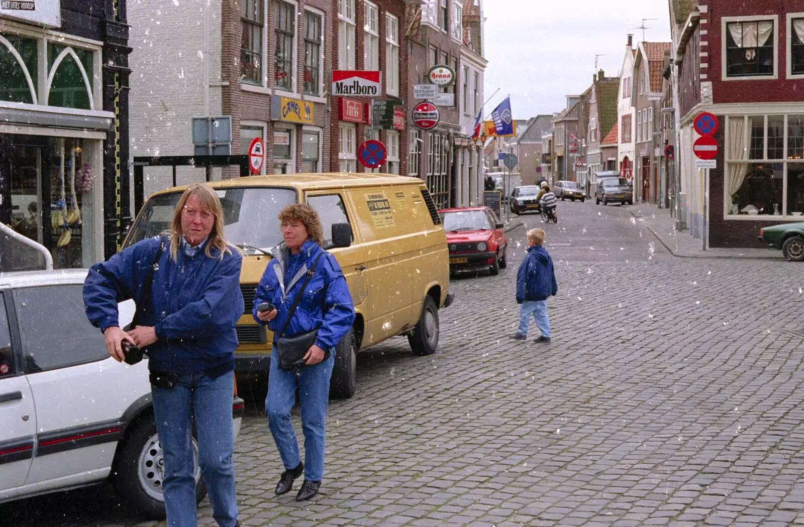 Sue and Brenda, from Out and About in Amsterdam, Hoorne, Vollendam and Edam, The Netherlands - 26th March 1992