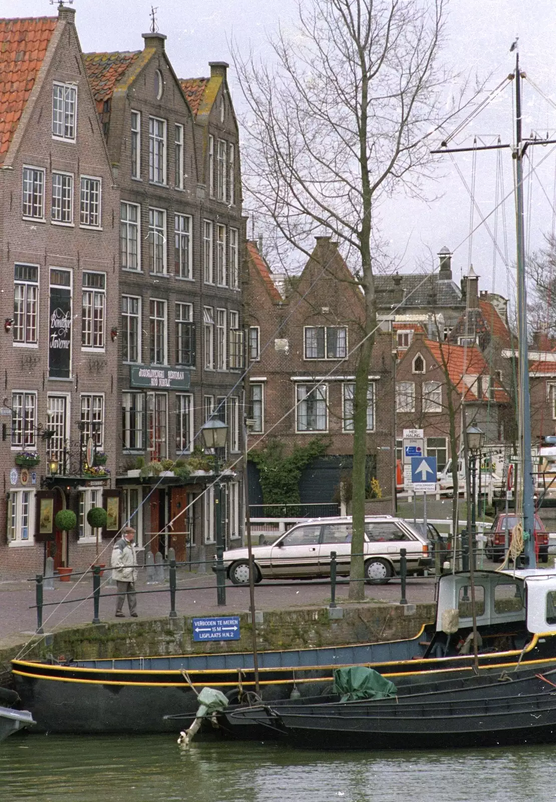 At the river, from Out and About in Amsterdam, Hoorne, Vollendam and Edam, The Netherlands - 26th March 1992