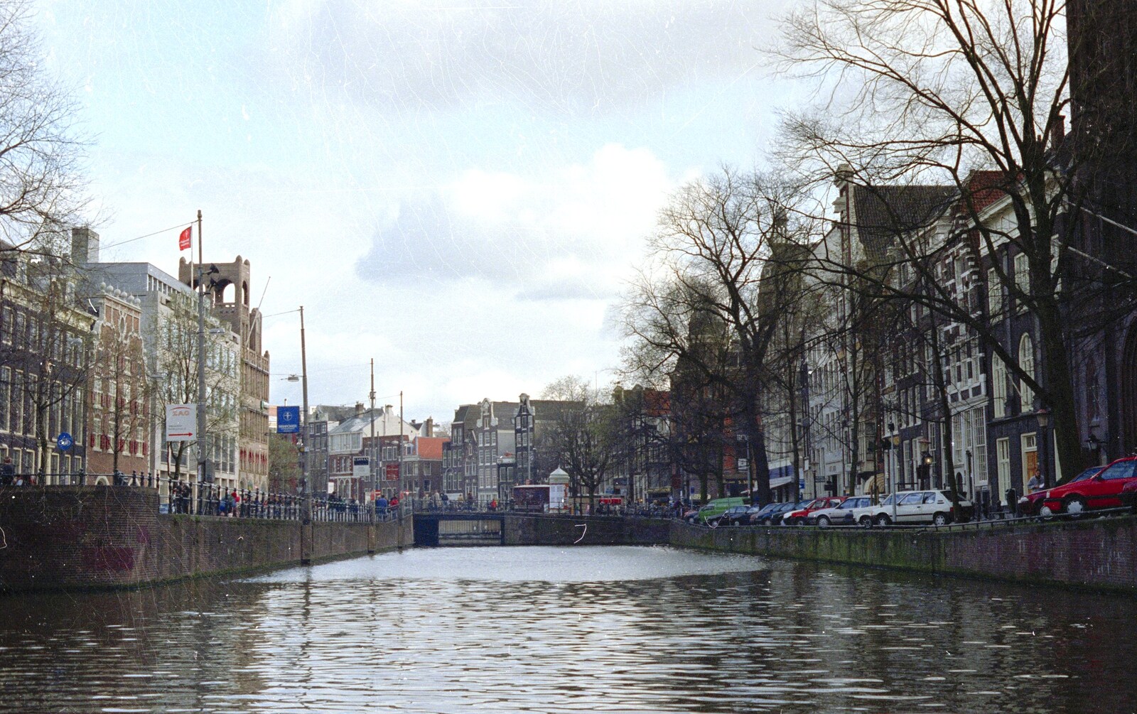 Out and About in Amsterdam, Hoorne, Vollendam and Edam, The Netherlands - 26th March 1992: The River Amstel