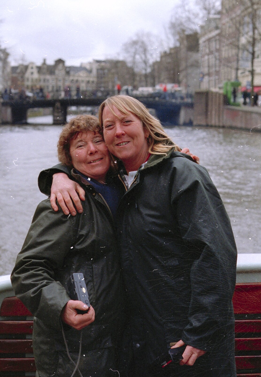 Out and About in Amsterdam, Hoorne, Vollendam and Edam, The Netherlands - 26th March 1992: Brenda and Sue