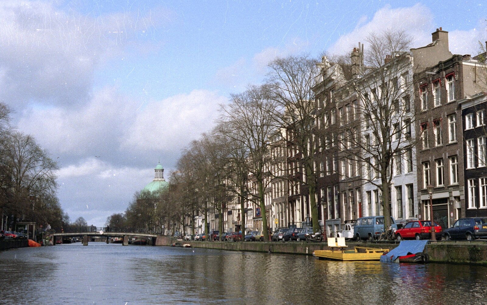 Out and About in Amsterdam, Hoorne, Vollendam and Edam, The Netherlands - 26th March 1992: A river scene