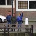 Brenda waves, Out and About in Amsterdam, Hoorne, Vollendam and Edam, The Netherlands - 26th March 1992