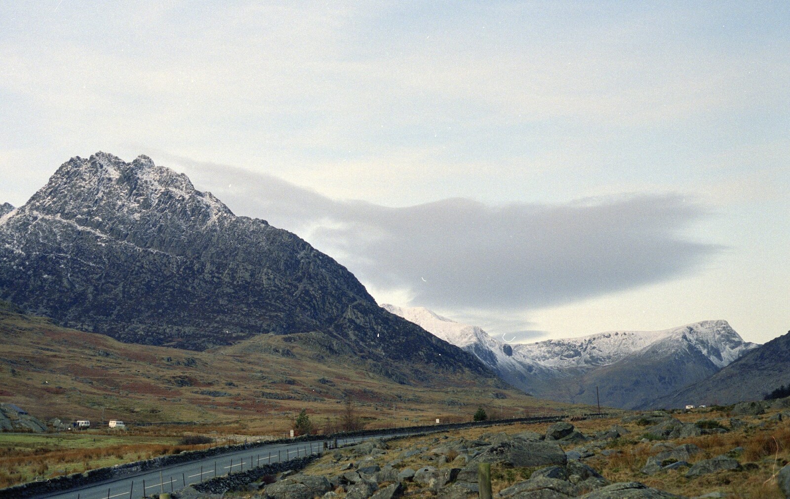 A mountain pass through Snowdonia from Capel Curig to Abergavenny: A Road-Trip With Hamish, Wales - 3rd April 1992