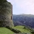 A derelict tower and some open-cast mining, Capel Curig to Abergavenny: A Road-Trip With Hamish, Wales - 3rd April 1992