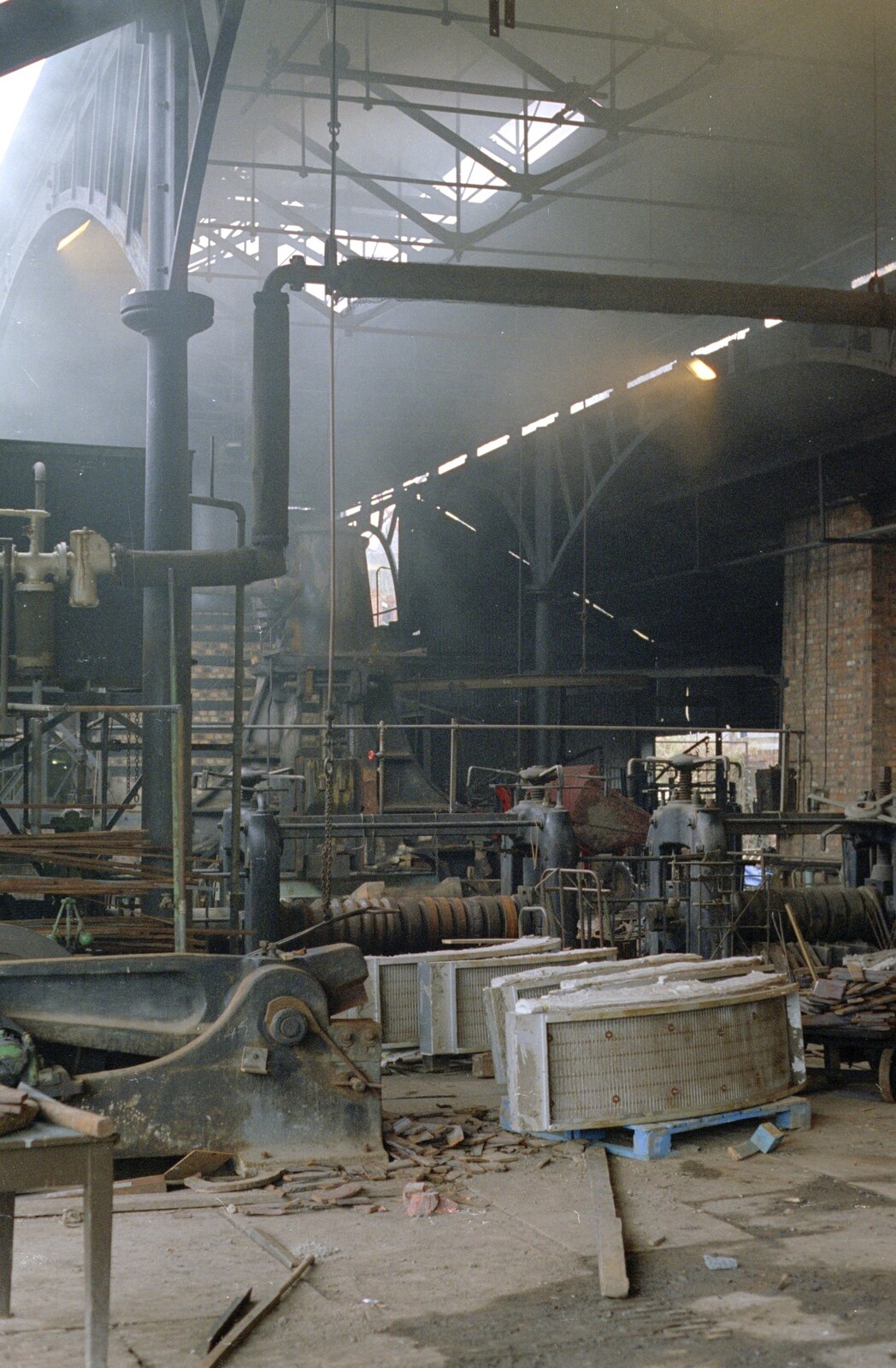 Making cast iron from Capel Curig to Abergavenny: A Road-Trip With Hamish, Wales - 3rd April 1992