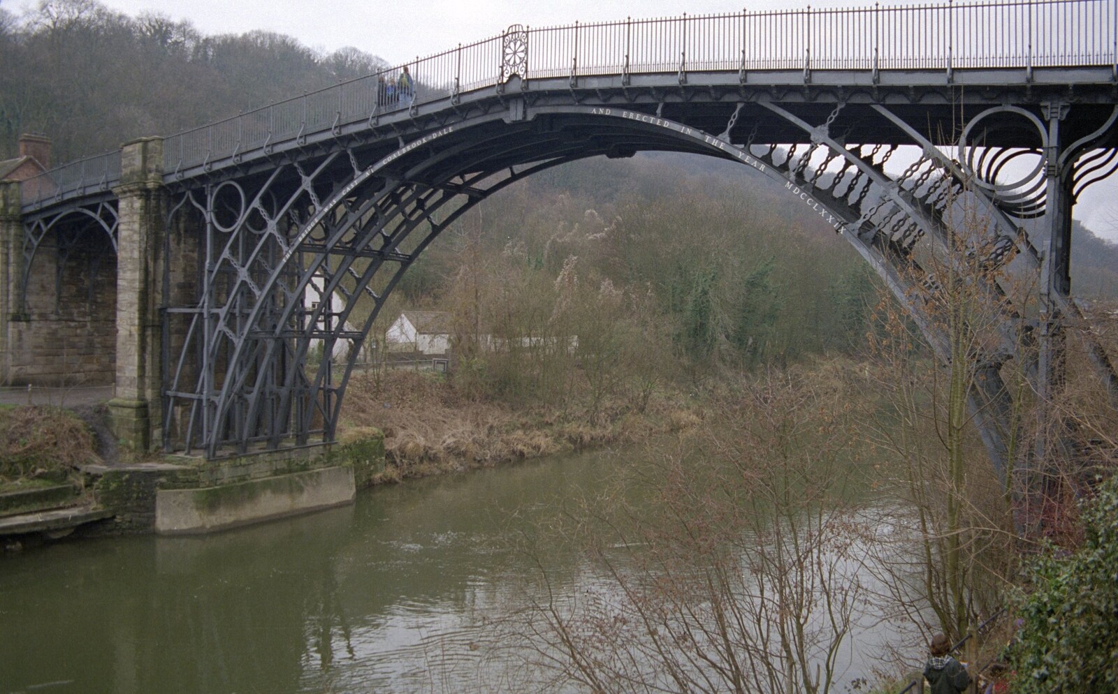 The world's first-ever Iron Bridge from Capel Curig to Abergavenny: A Road-Trip With Hamish, Wales - 3rd April 1992