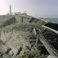 South Stack and the lighthouse, Capel Curig to Abergavenny: A Road-Trip With Hamish, Wales - 3rd April 1992