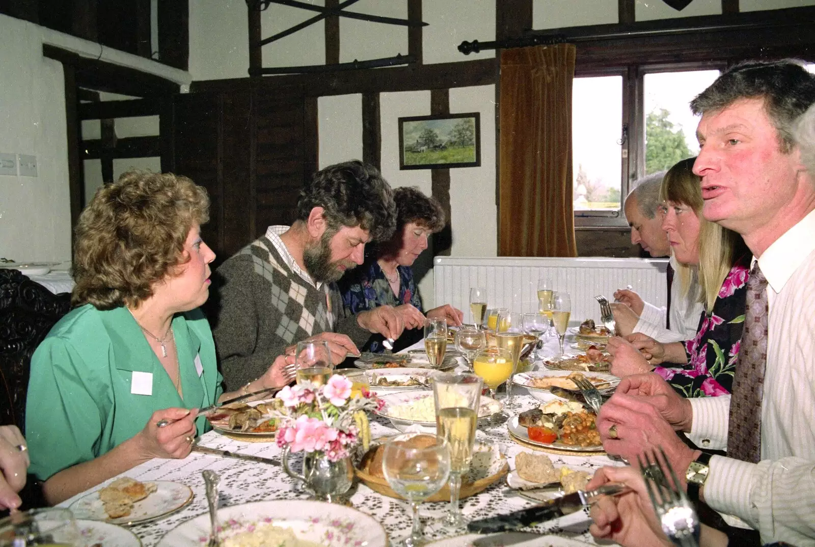 Time for dinner, from Dinner Round Geoff and Brenda's, and Hamish Visits, Stuston, Suffolk - 6th April 1992