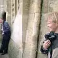 Up on a church tower, Hamish's Oxford Party, Oxfordshire - 25th April 1992