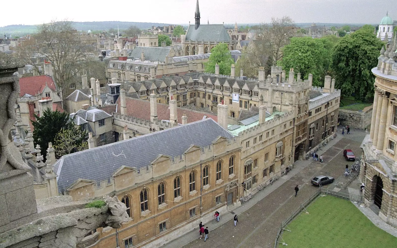 Another aerial view, from Hamish's Oxford Party, Oxfordshire - 25th April 1992