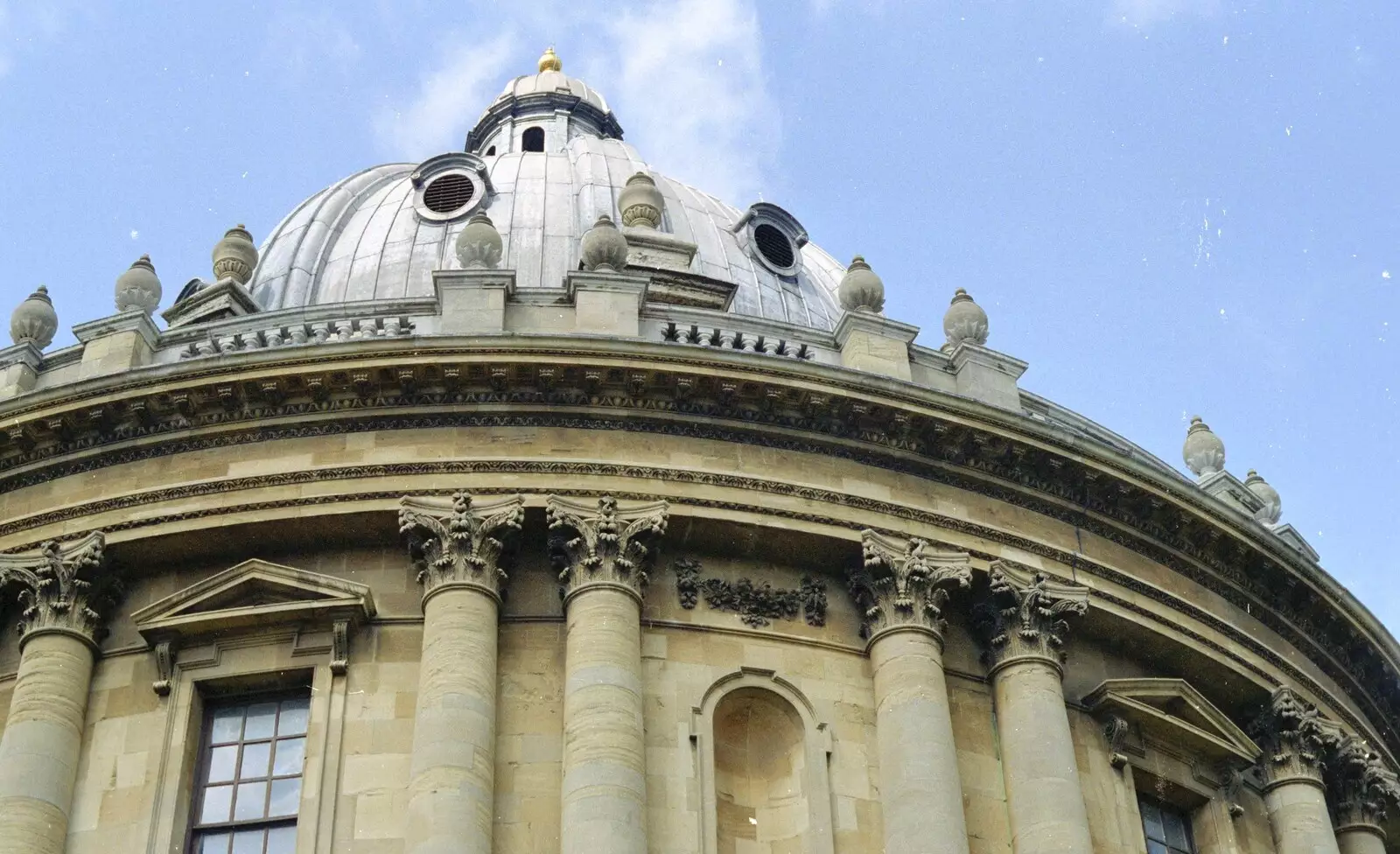 The roof of the Radcliffe Library, from Hamish's Oxford Party, Oxfordshire - 25th April 1992