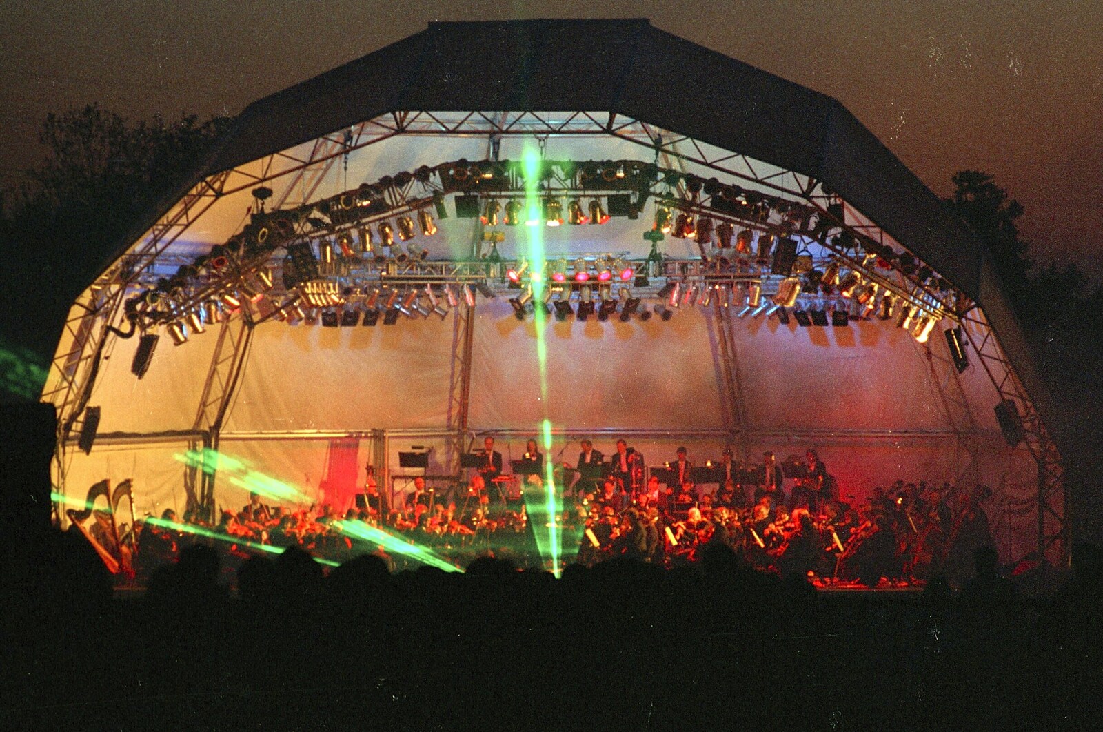 Earlham Classics, Earlham Park, Norwich, Norfolk - 9th May 1992: The lasers are turned on