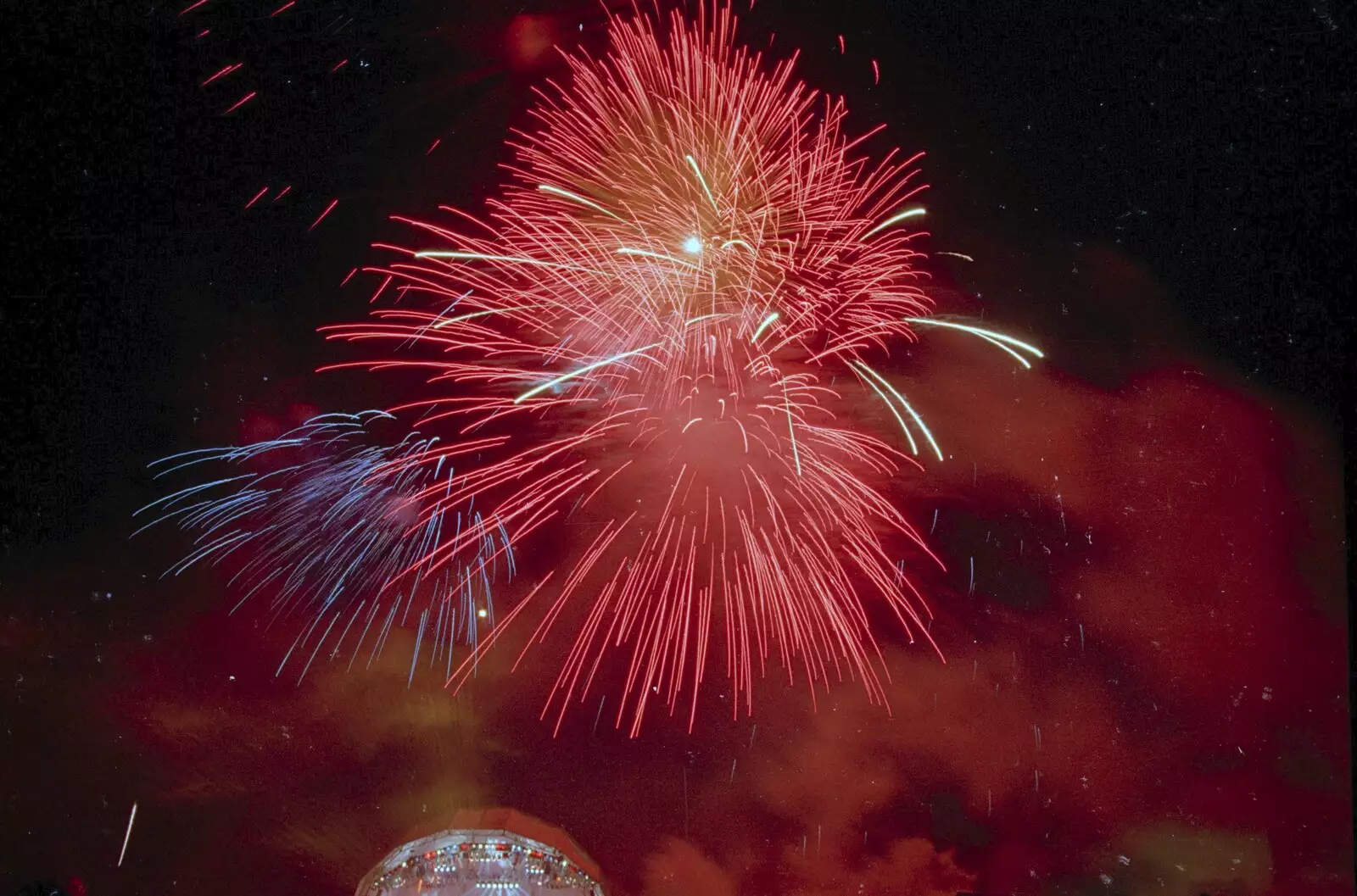 Fireworks that look like chrysanthemums, from Earlham Classics, Earlham Park, Norwich, Norfolk - 9th May 1992