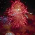 Fireworks that look like chrysanthemums, Earlham Classics, Earlham Park, Norwich, Norfolk - 9th May 1992