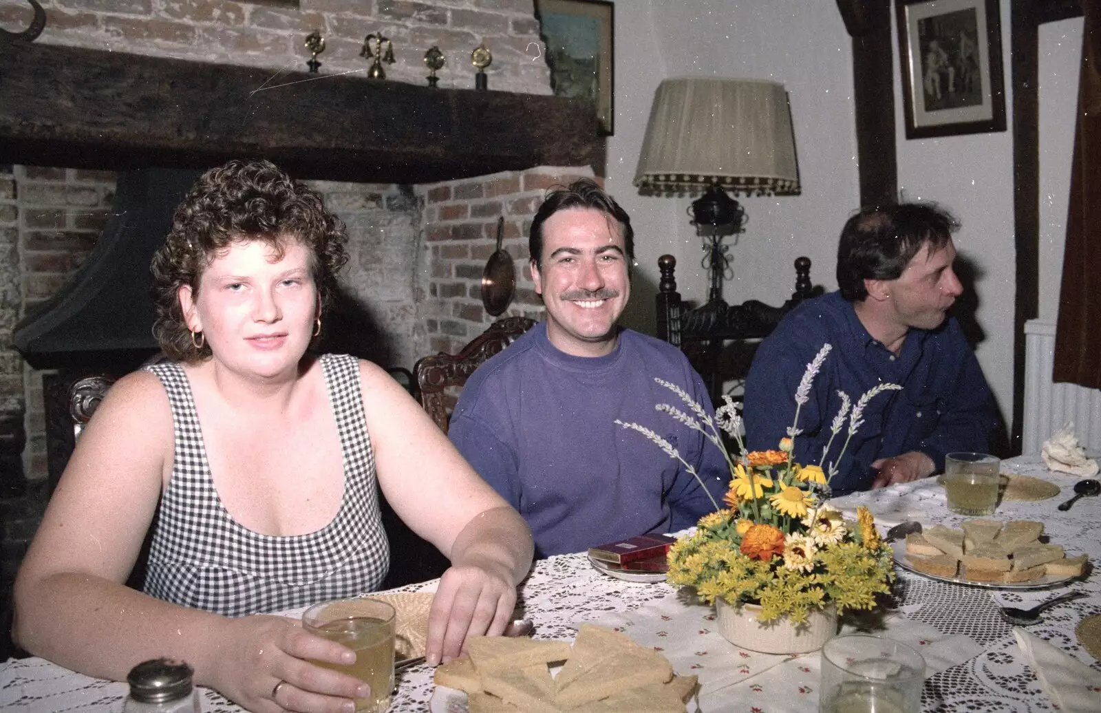 Local radio DJ David Hoffman and his girlfriend, from Another Trip to Plymouth and Harbertonford, Devon - 16th August 1992