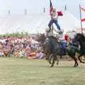 The Cossacks do something with flags, The Eye Show and a Trip to Halifax, Suffolk and South Yorkshire - 28th August 1992