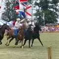 Three-abreast horses, and some flag carrying, The Eye Show and a Trip to Halifax, Suffolk and South Yorkshire - 28th August 1992