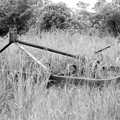 A rusting scarifier or something, A Black and White Life in Concrete, Stuston, Suffolk - 3rd September 1992