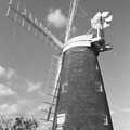Billingford Windmill, A Black and White Life in Concrete, Stuston, Suffolk - 3rd September 1992