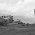 Sizewell A nuclear power station, and its cooling-water outlet, Blackshore Quay in Black and White, Southwold and Sizewell, Suffolk - 16th September 1992