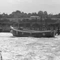 The Linda M - Crispy's husband's boat, Blackshore Quay in Black and White, Southwold and Sizewell, Suffolk - 16th September 1992