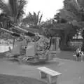 An anti-aircraft gun, A 747 Cockpit, Honolulu and Pearl Harbor, O'ahu, Hawai'i, United States - 20th November 1992