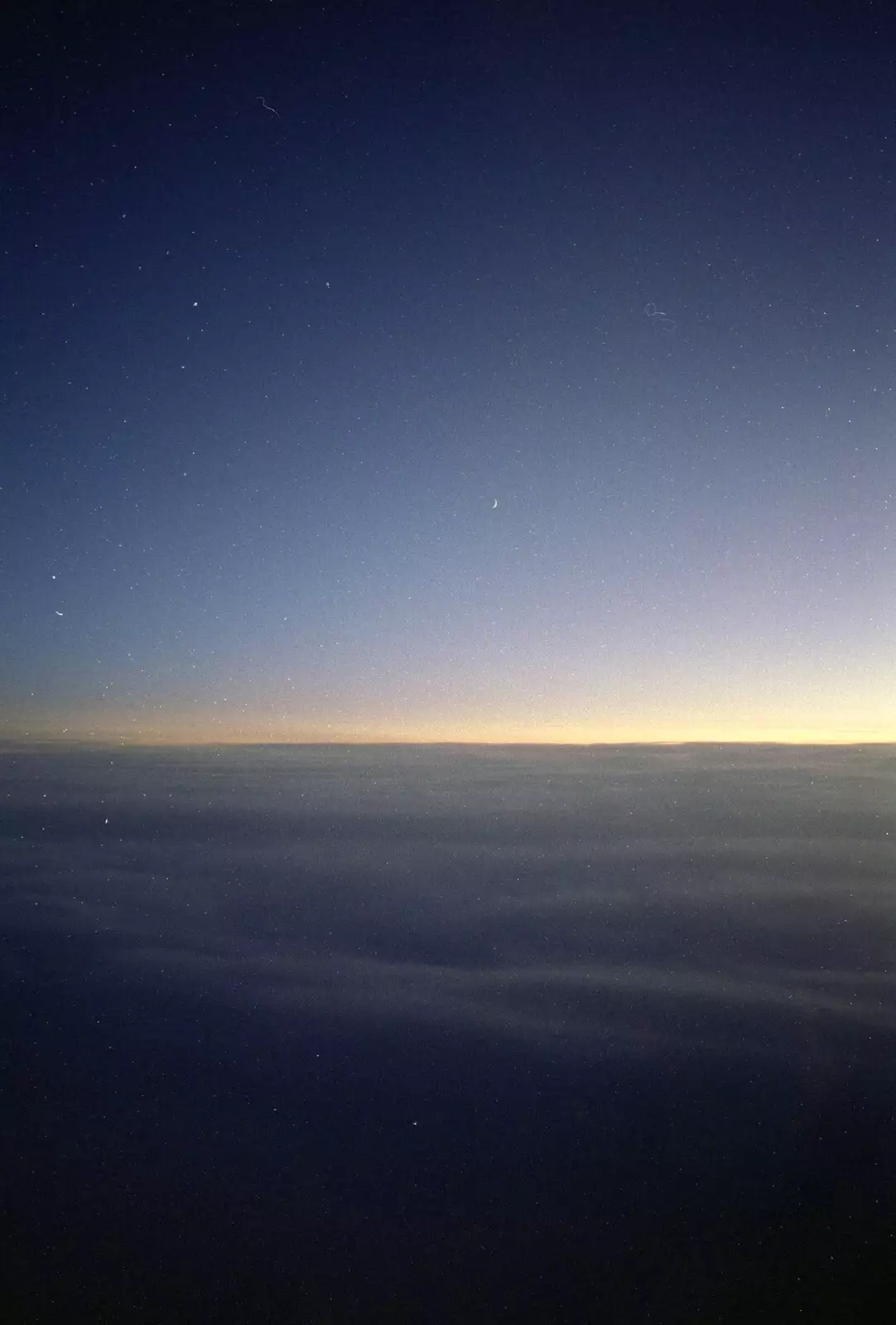 The view from the cockpit window at 35,000 feet, from A 747 Cockpit, Honolulu and Pearl Harbor, O'ahu, Hawai'i, United States - 20th November 1992