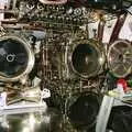 Torpedo tubes with a 'fish' in the hole, A 747 Cockpit, Honolulu and Pearl Harbor, O'ahu, Hawai'i, United States - 20th November 1992