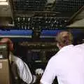 More flying in a 747 cockpit, A 747 Cockpit, Honolulu and Pearl Harbor, O'ahu, Hawai'i, United States - 20th November 1992