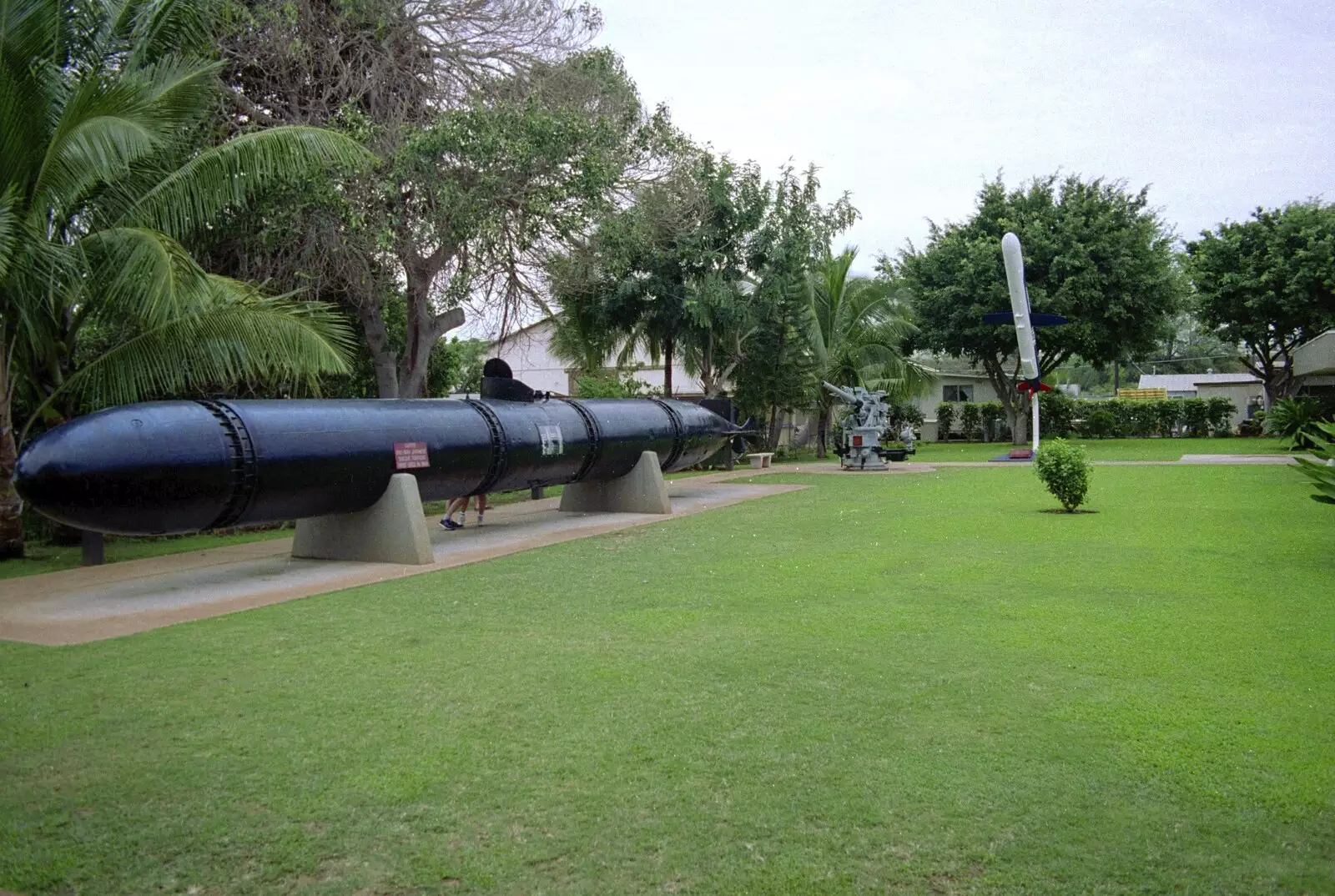 A large torpedo, from A 747 Cockpit, Honolulu and Pearl Harbor, O'ahu, Hawai'i, United States - 20th November 1992