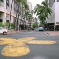 Some kind of curious intersection marking, A 747 Cockpit, Honolulu and Pearl Harbor, O'ahu, Hawai'i, United States - 20th November 1992