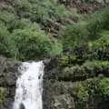 A waterfall, A 747 Cockpit, Honolulu and Pearl Harbor, O'ahu, Hawai'i, United States - 20th November 1992