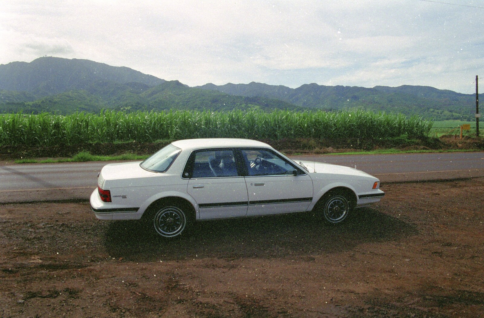 The hire car, out and about on O'ahu from A 747 Cockpit, Honolulu and Pearl Harbor, O'ahu, Hawai'i, United States - 20th November 1992