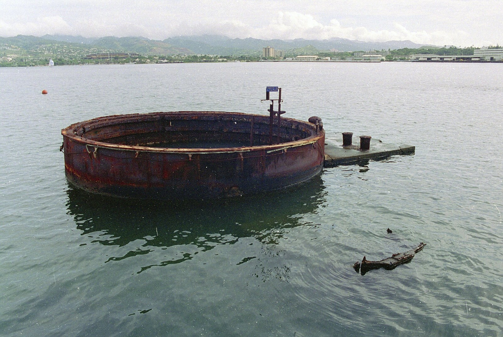 Part of a gun turret from A 747 Cockpit, Honolulu and Pearl Harbor, O'ahu, Hawai'i, United States - 20th November 1992