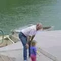 Clive chats, Ferry Landing, Whitianga, New Zealand - 23rd November 1992