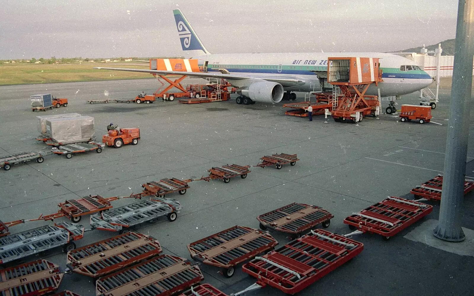 Our plane on the tarmac at Fiji airport, from Ferry Landing, Whitianga, New Zealand - 23rd November 1992