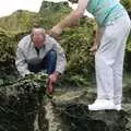 Clive and the Old Chap, Ferry Landing, Whitianga, New Zealand - 23rd November 1992