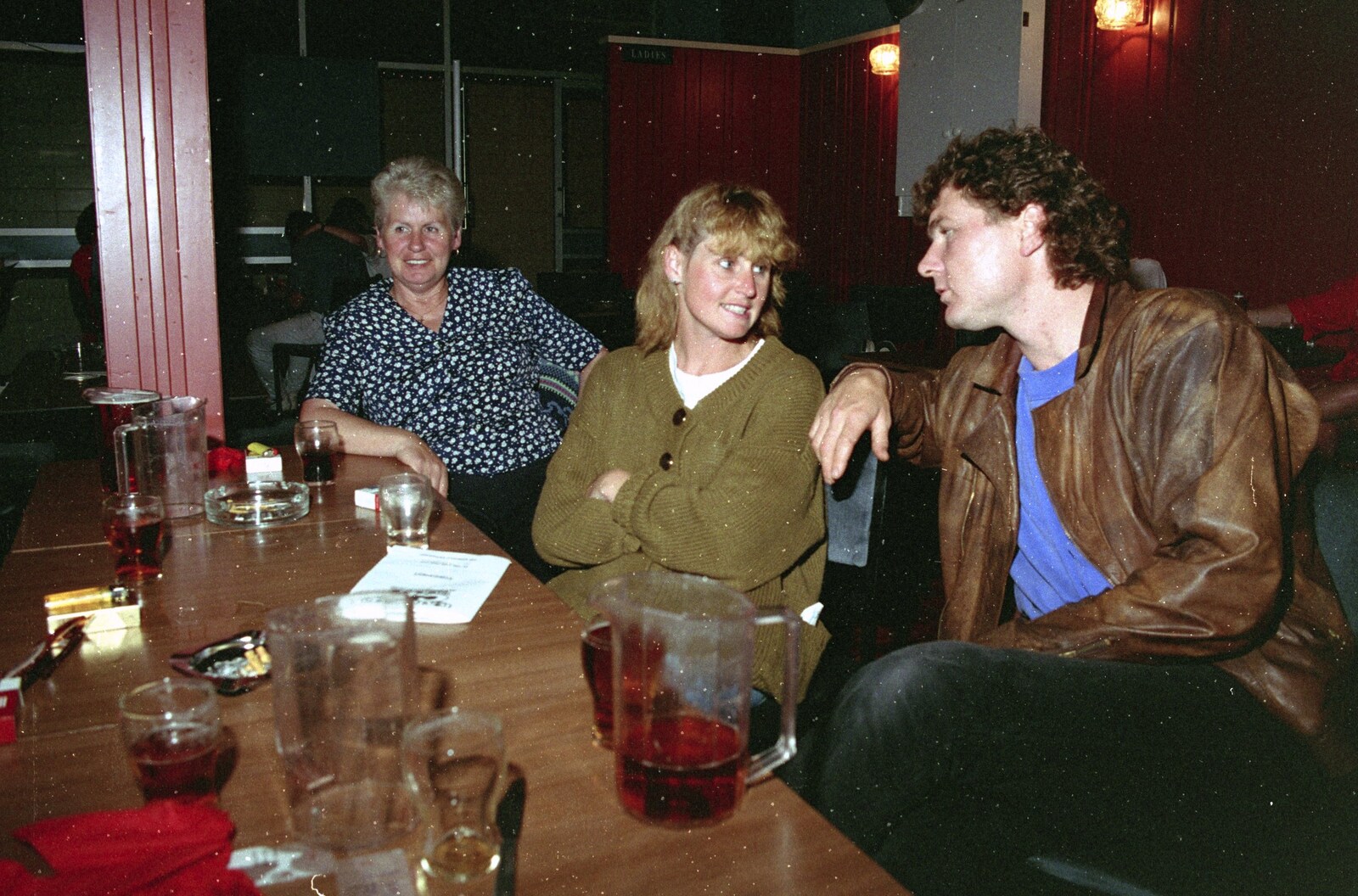 Beers in the Whitianga Social Club from Ferry Landing, Whitianga, New Zealand - 23rd November 1992