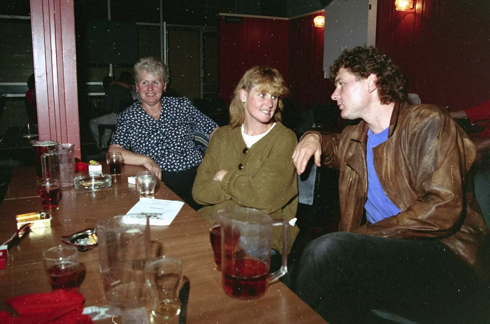 Beers in the Whitianga Social Club, from Ferry Landing, Whitianga, New Zealand - 23rd November 1992