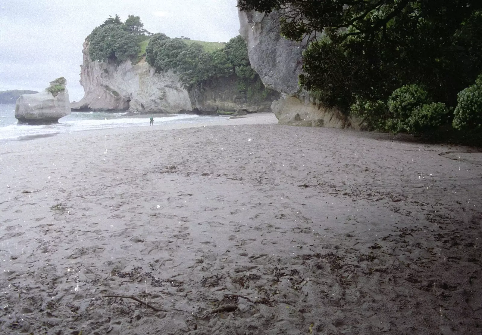 Another view of the beach, from Ferry Landing, Whitianga, New Zealand - 23rd November 1992