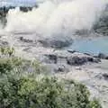 A cobalt-blue lake and some steam, A Road-trip Through Rotorua to Palmerston, North Island, New Zealand - 27th November 1992