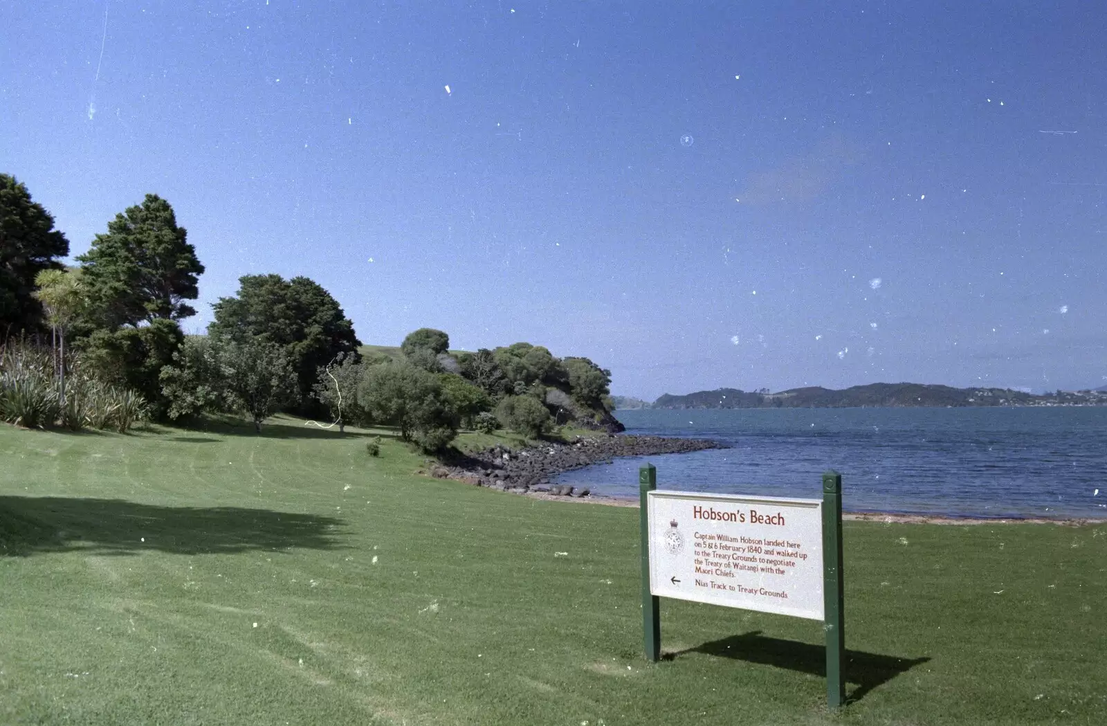 Hobson's Beach in Waitangi, from A Road-trip Through Rotorua to Palmerston, North Island, New Zealand - 27th November 1992