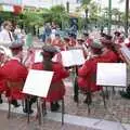 A brass band plays Christmas tunes, A Road-trip Through Rotorua to Palmerston, North Island, New Zealand - 27th November 1992