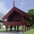 A Maori building on stilts, A Road-trip Through Rotorua to Palmerston, North Island, New Zealand - 27th November 1992