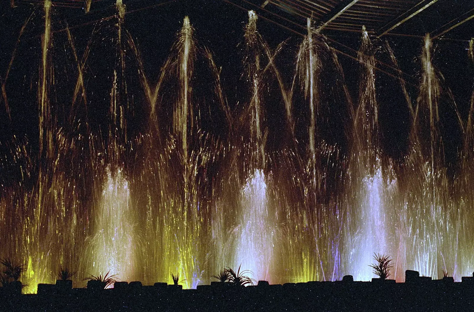 Dancing fountains, from A Road-trip Through Rotorua to Palmerston, North Island, New Zealand - 27th November 1992