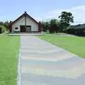 A stripey path, A Road-trip Through Rotorua to Palmerston, North Island, New Zealand - 27th November 1992