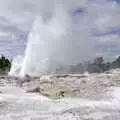 Another view of the geyser at Rotorua, A Road-trip Through Rotorua to Palmerston, North Island, New Zealand - 27th November 1992